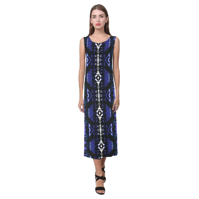 Upstream Expedition Forest Sky Phaedra Sleeveless Open Fork Long Dress Tunics Versatile stylish Upstream Expedition Forest Sky Phaedra Sleeveless Open Fork Long Dress Tunics Versatile stylish