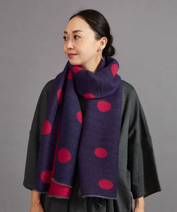 Dot Shawl Stylish Knit Shawl Wrap