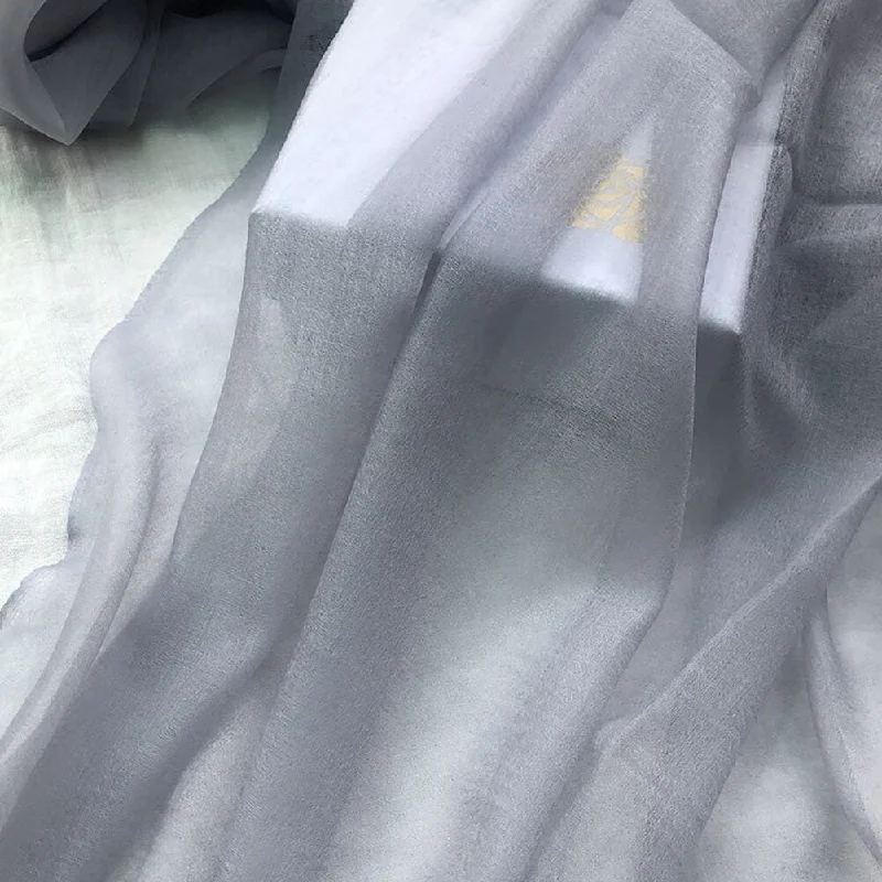 300S Grey Lightweight Cashmere Shawl Wrap Fashionable Pashmina Shawl
