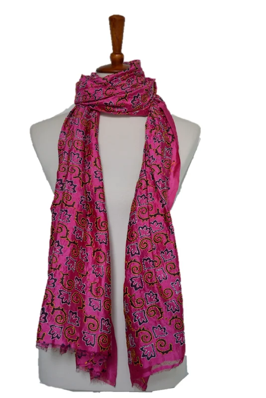 Hand Embroidered kantha silk shawl Stylish Pashmina Shawl Wrap