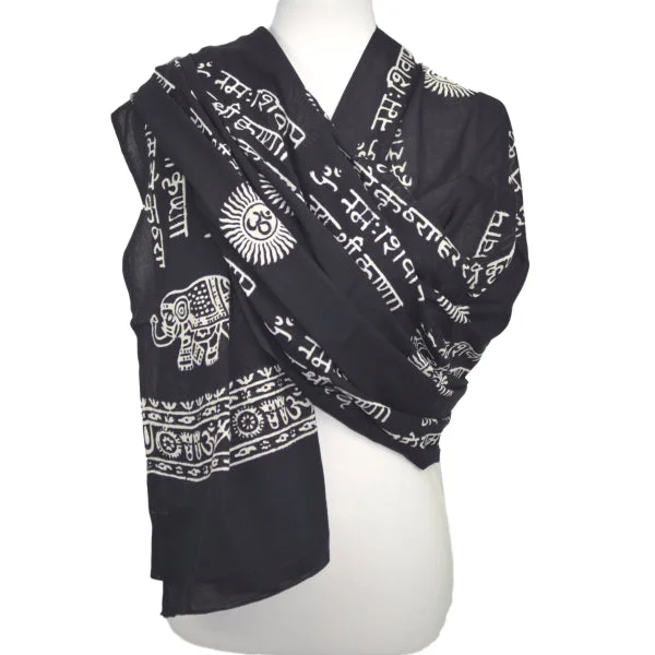 OMSutra Karma Mantra Yoga Prayer Shawl Fashionable Oversized Shawl