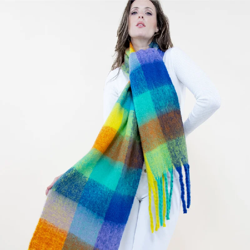 Soumaya Winter Shawl Elegant Wool Shawl Cape
