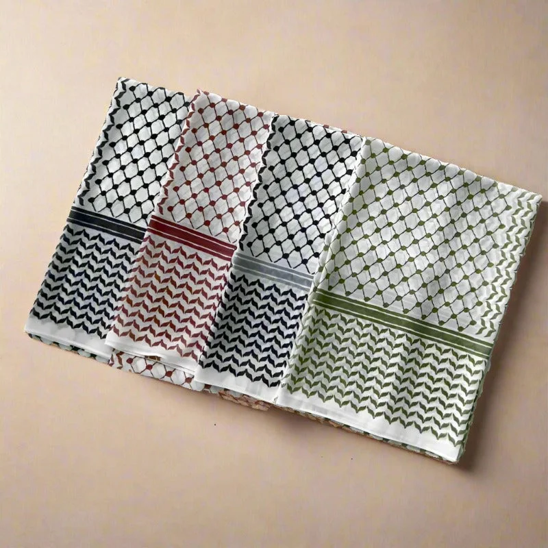 Strength: Palestenian Keffiyeh Hijab/shawl Warm Cashmere Shawl Wrap