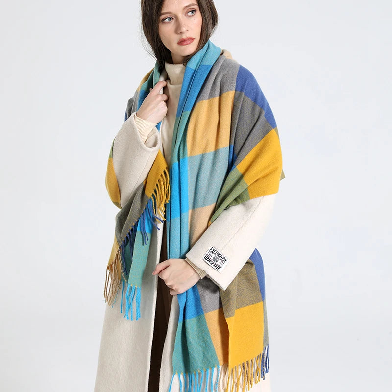 Mustard Yellow Blue