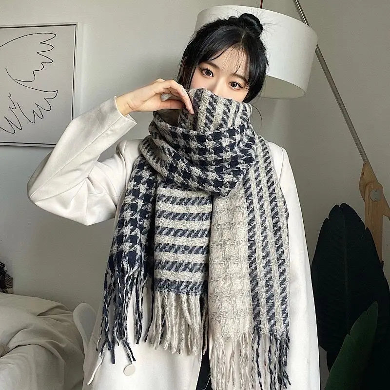Navy Blue White