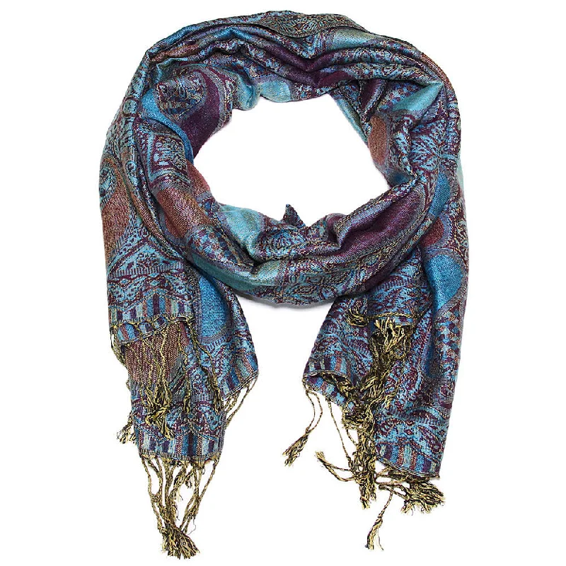 Women's Paisley Pashmina Shawl Stylish Cashmere Shawl Wrap