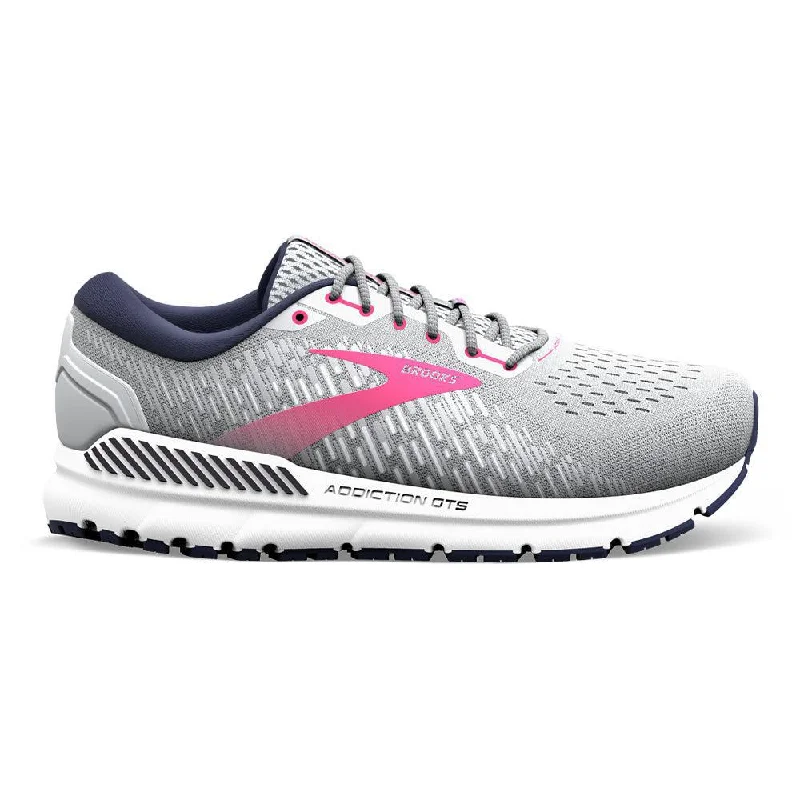 Women's Brooks Addiction GTS 15, Oyster/Peacoat/Lilac Rose, 6.5 2E Extra Wide Fleece Down Feather Women's Brooks Addiction GTS 15, Oyster/Peacoat/Lilac Rose, 6.5 2E Extra Wide Fleece Down Feather