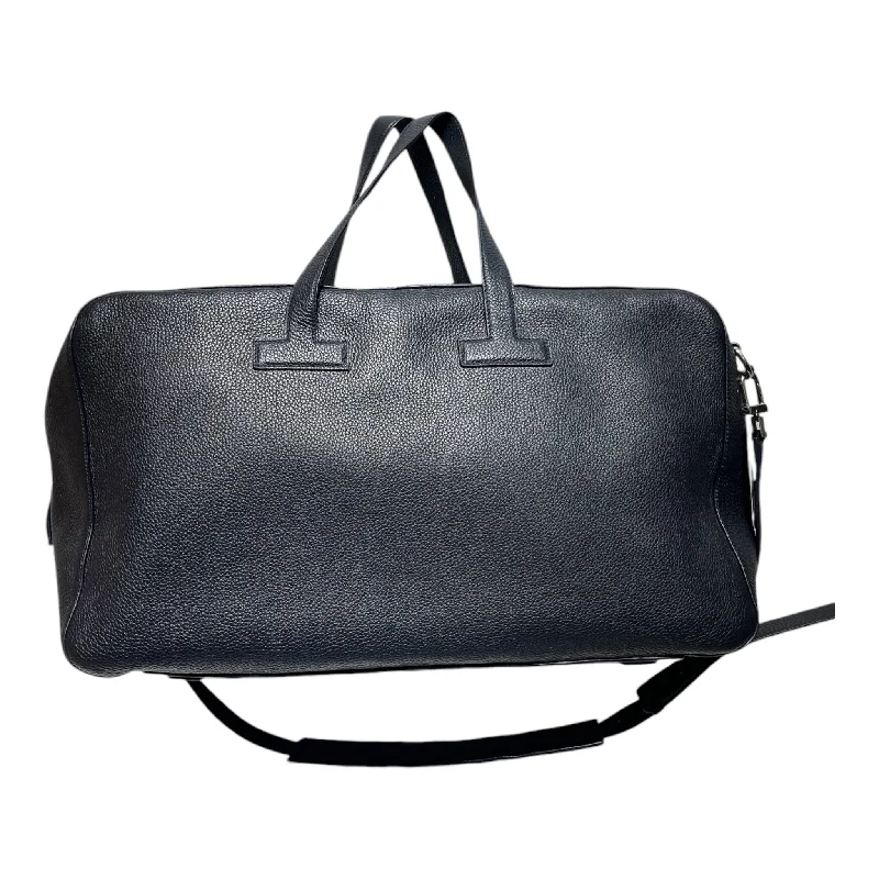 TOM FORD/Duffle Coat/Suede/NVY/BOSTON WEEKENDER Buttoned Zippered Snapped