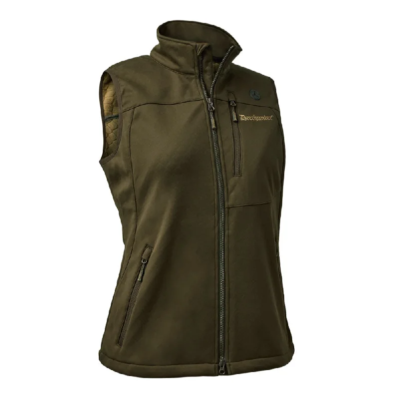 Deerhunter Lady Excape Softshell Waistcoat Classic Black Waistcoat Vest