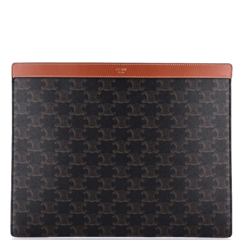 Laptop Sleeve Triomphe Coated Canvas Large Chenille Brocade Lace