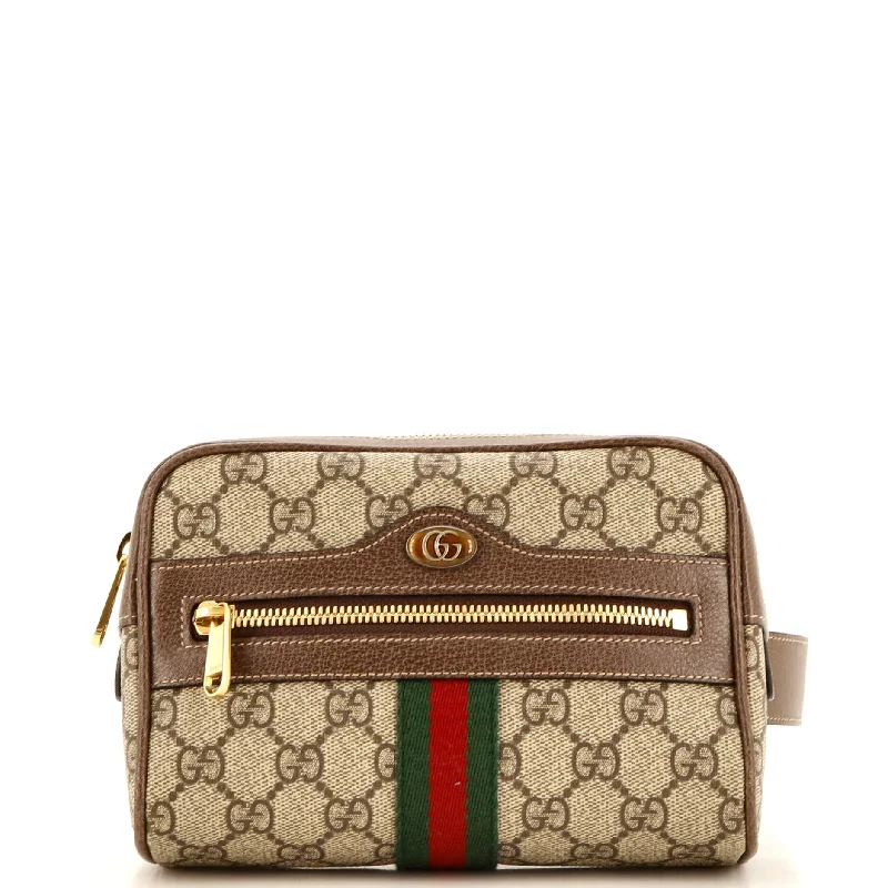 Ophidia Belt Bag GG Coated Canvas Small Trench Wool Cashmere