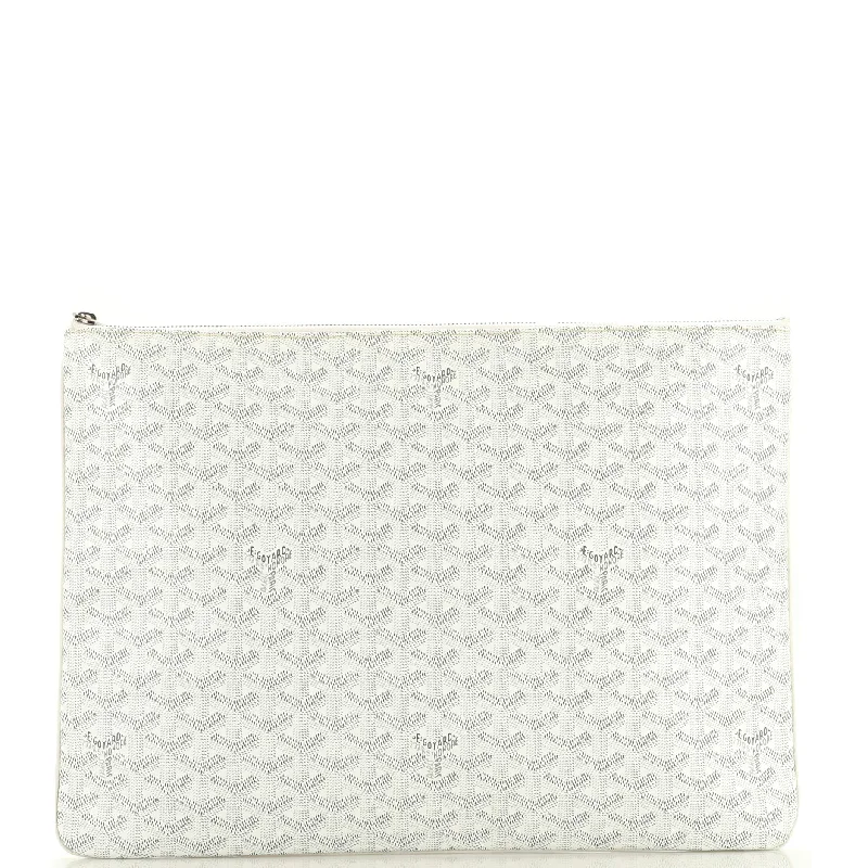 Senat Zip Pouch Coated Canvas GM Hooded Caped Scarf