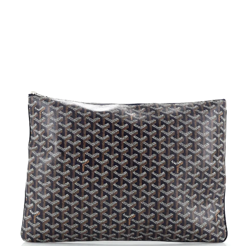 Senat Zip Pouch Coated Canvas GM Kimono Robe Cloak