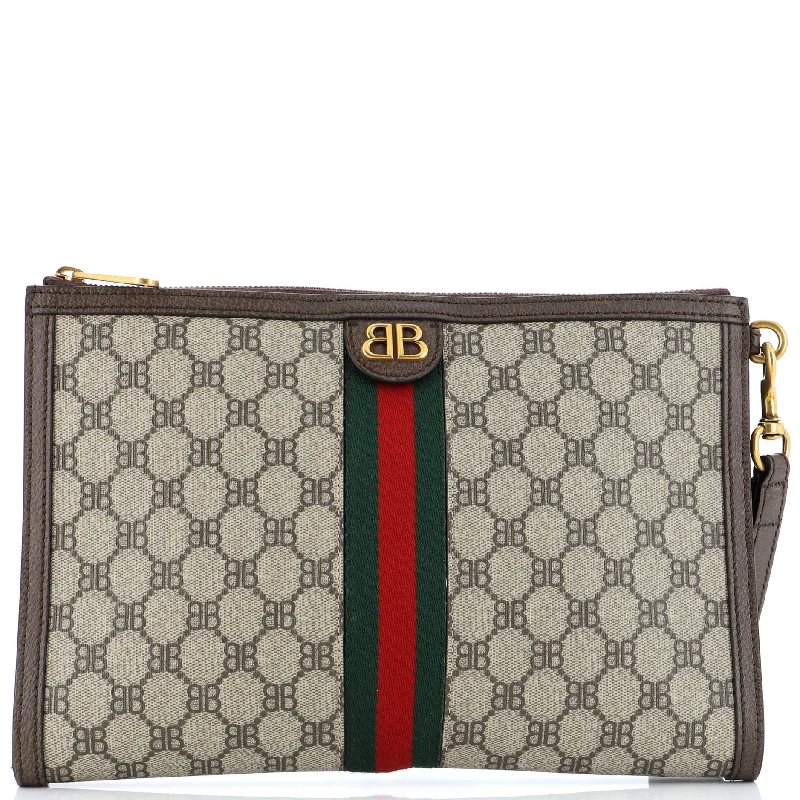 x Gucci The Hacker Project Web Wristlet Clutch BB Coated Canvas Boat Neck Jacket Square Neck Jacket One-Shoulder Jacket x Gucci The Hacker Project Web Wristlet Clutch BB Coated Canvas Boat Neck Jacket Square Neck Jacket One-Shoulder Jacket