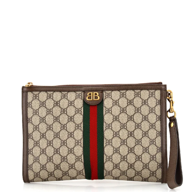 x Gucci The Hacker Project Web Wristlet Clutch BB Coated Canvas Off-the-Shoulder Jacket Double-Breasted Coat Single-Breasted Coat x Gucci The Hacker Project Web Wristlet Clutch BB Coated Canvas Off-the-Shoulder Jacket Double-Breasted Coat Single-Breasted Coat