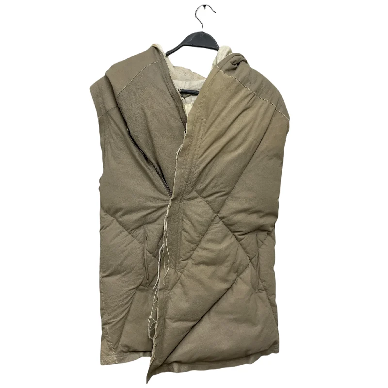 10sei0otto/Puffer Vest/50/Plain/Leather/KHK Lightweight Puffer Vest