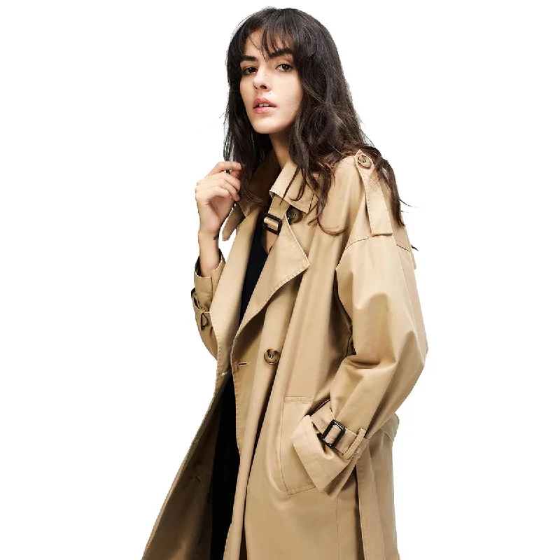 2019 Autumn New Women's Casual trench Coat