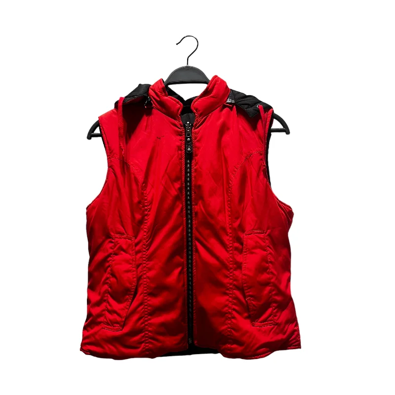 HARLEY DAVIDSON/Puffer Vest/Nylon/RED/REVERSIBLE Timeless Casual Vest