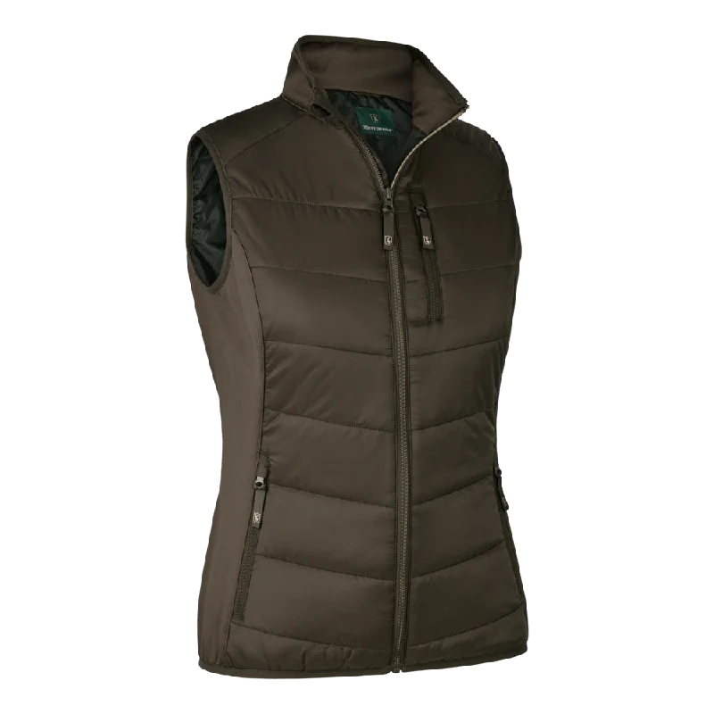 Deerhunter Women's Heat Padded Waistcoat Stylish Casual Waistcoat Jacket