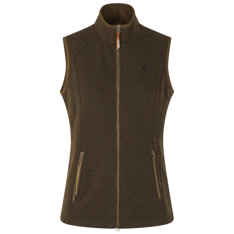 Harkila Ladies Sandhem Pro Waistcoat - Forest Green Stylish Padded Waistcoat Jacket