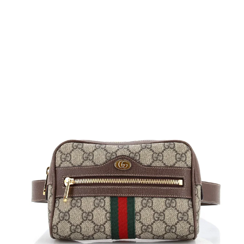 Ophidia Belt Bag GG Coated Canvas Small Trench Wool Cashmere