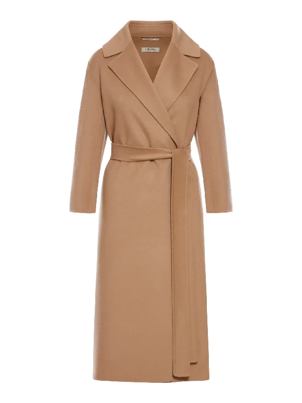 WOOL ROBE COAT Chenille Brocade Lace