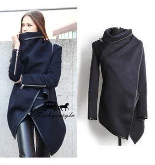 Style 2018 hot sale autumn and winter hot sheath slim full woman long coat solid pockets turtleneck zippers covered button coat Quilted Jacket Anorak Windbreaker Style 2018 hot sale autumn and winter hot sheath slim full woman long coat solid pockets turtleneck zippers covered button coat Quilted Jacket Anorak Windbreaker