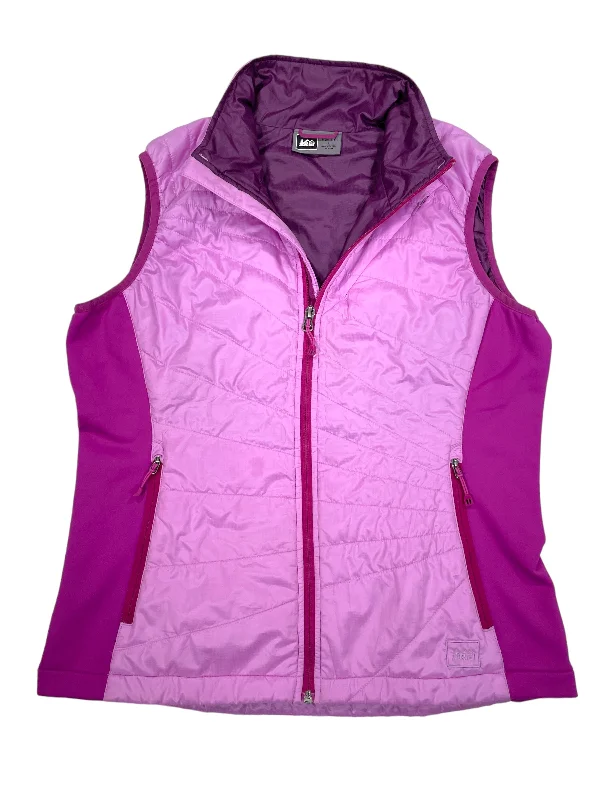 Womens Packable Puffer Vest Soft-Touch Wool Vest