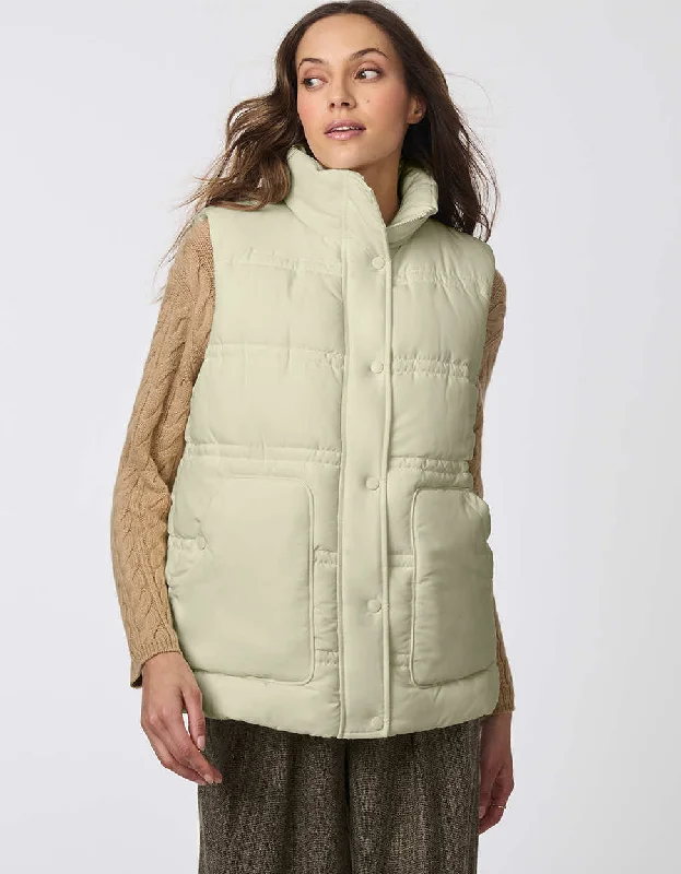 Glacier Warmth Puffer Vest Sporty Running Vest