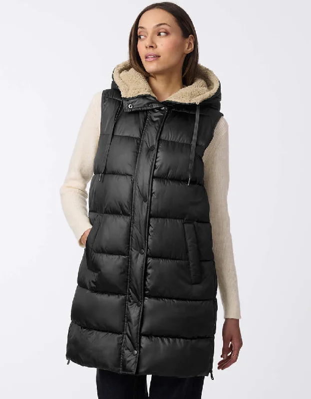Summit Long Puffer Vest Relaxed Office Vest