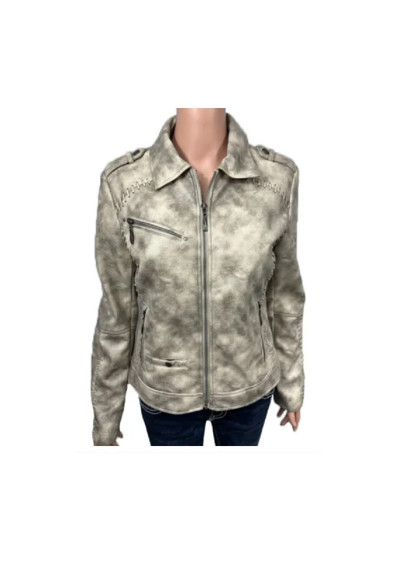 Women's Faux leather vest-BF19259 Soft Brushed Vest