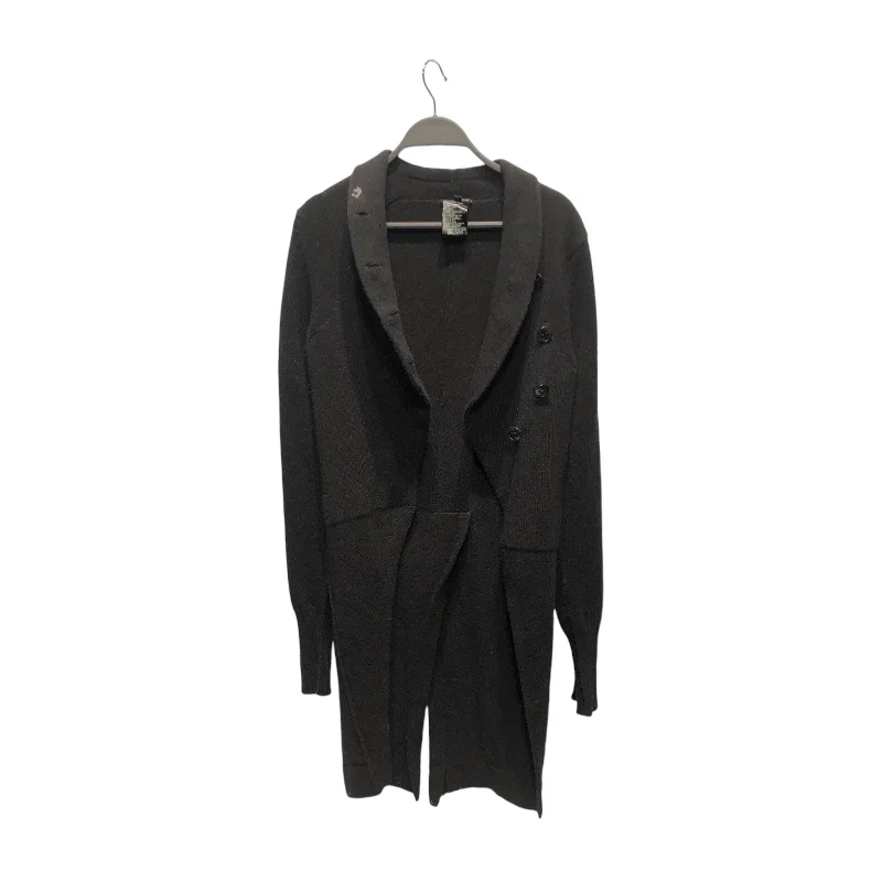 ANN DEMEULEMEESTER/Cardigan/36/Wool/BLK/