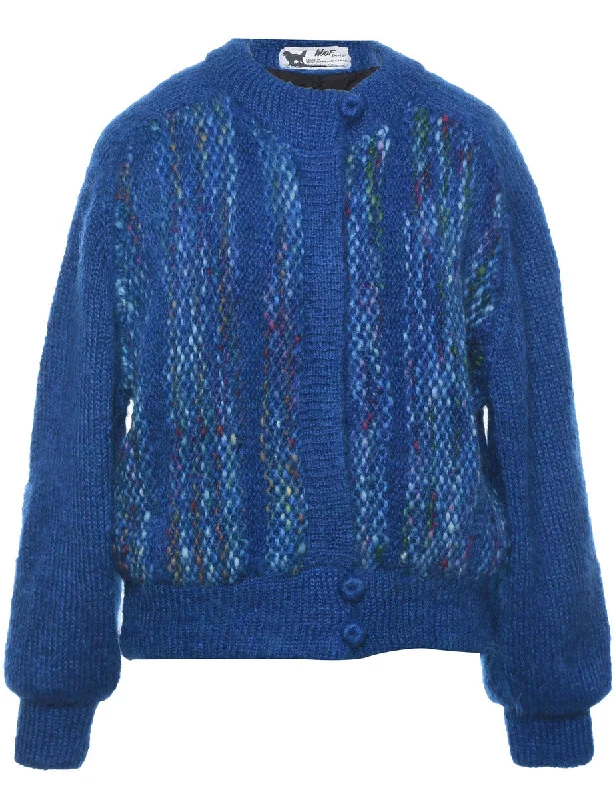 Button Through Cardigan - L Fleece Cardigan Nylon Polyester