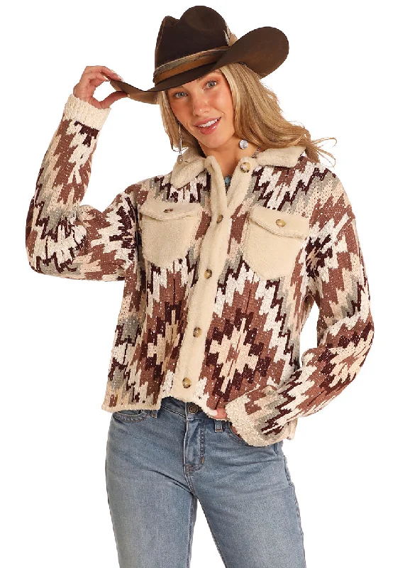 Women's Rock & Roll Cowgirl Sweater Cardigan #BW32T05275 Thin Thick Dense