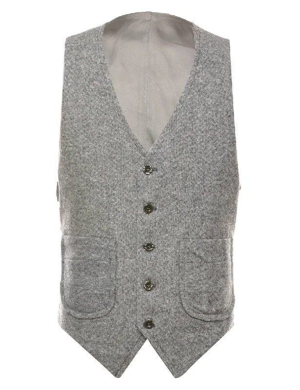 Grey Waistcoat - M Warm Down Waistcoat Vest