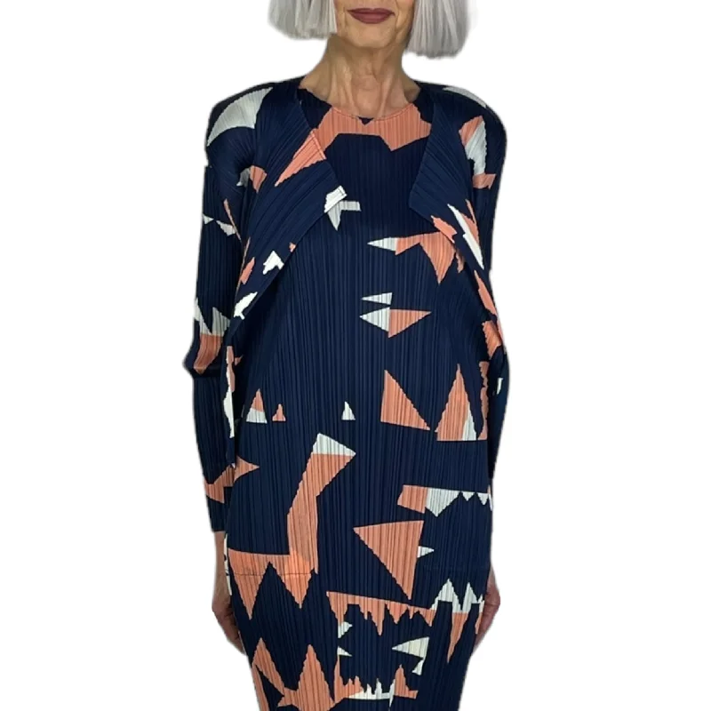 LUCID PRINT OPEN CARDIGAN Wool Cardigan Cotton Cardigan Cashmere Cardigan