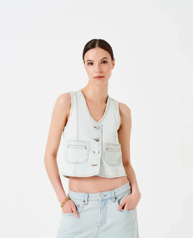 Seventy + Mochi Bea Coachella Vintage Waistcoat Comfortable Winter Waistcoat Vest