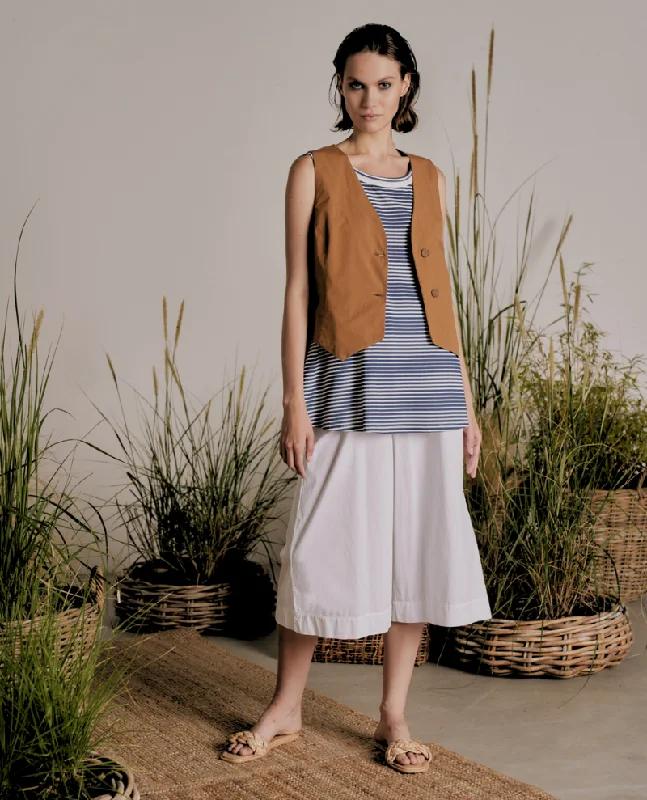 Trebarabbi Brilla Brown Waistcoat Comfortable Quilted Waistcoat Vest