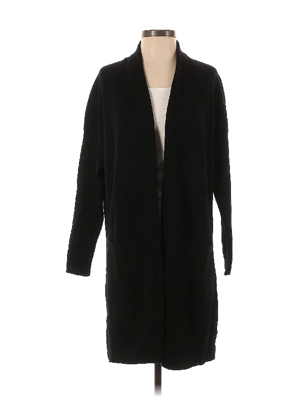 Wool Cardigan Solid Color Striped Floral Print